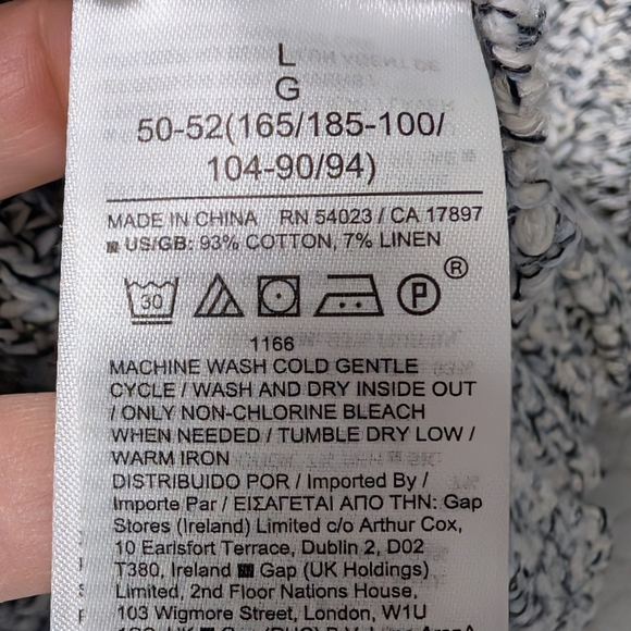 Banana Republic Cotton-Linen Blend Crew Neck Multicolour Knit Sweater - Picture 6 of 6